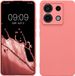 kwmobile telefoonhoesje geschikt voor Xiaomi Redmi Note 13 Pro 5G / Poco X6 5G - Pastelkleurig Koraal