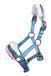 HKM Funny Horses Halster Turquoise/Sering Mini Shetty