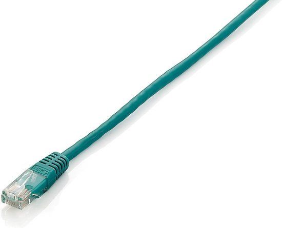 Equip Patchkabel Cat6 U/UTP 2xRJ45 ECO Polyzak 0,25 m groen