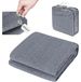 Couverture de pique-nique - Bâche de camping - 3 x 4 mètres - HDPE 280 g/m² - Imperméable - Antidérapant - Avec œillets et sac de transport