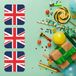 Bellatio Decorations Bierviltjes Groot Brittannie vlag vierkant 15 st - onderzetter viltjes