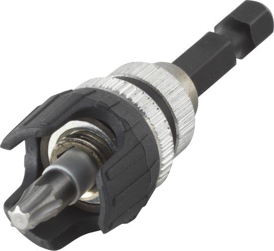 Wolfcraft Vlonderbevestiging - Schroevendraaierkoppeling voor terrasbouw - Bit met dieptestop - 6961000