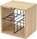 Compactor Wijnrek 37 X 29 X 37 Cm Hout/melanine Lichtbruin