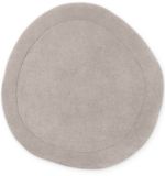 Villeroy & Boch 1812 wollen vloerkleed organisch rond Kivi Naturel Grijs