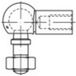TOOLCRAFT Haaks gewricht 10 mm Staal (verzinkt) 147232 10 stuk(s) (Ø x l) 16 mm x 10 mm