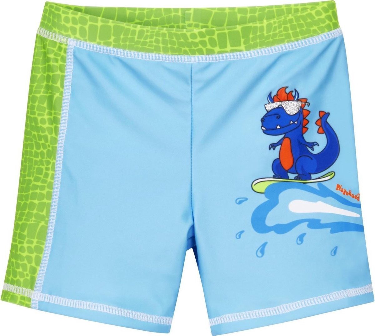 Playshoes zwembroekje Dino jongens polyester blauw