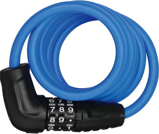 Abus Star 4508C Kabelslot - 150cm - Blue