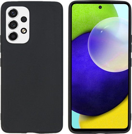 iMoshion Hoesje Samsung Galaxy A53 - Color Backcover - Zwart