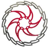 XLC Remschijf 180mm Zilver/Rood BR-X02