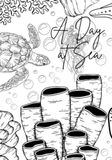 A Icecat A Day At Sea— Coloring Book