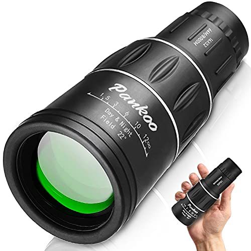 Verjaardagscadeaus Monoculaire 16×52, verjaardagscadeaus voor mannen (vader, echtgenoot, hem), krachtige telescoop voor volwassenen, compacte prisma-monoculair 2023 voor volwassenen en kinderen, gadgets voor mannen, ideeën