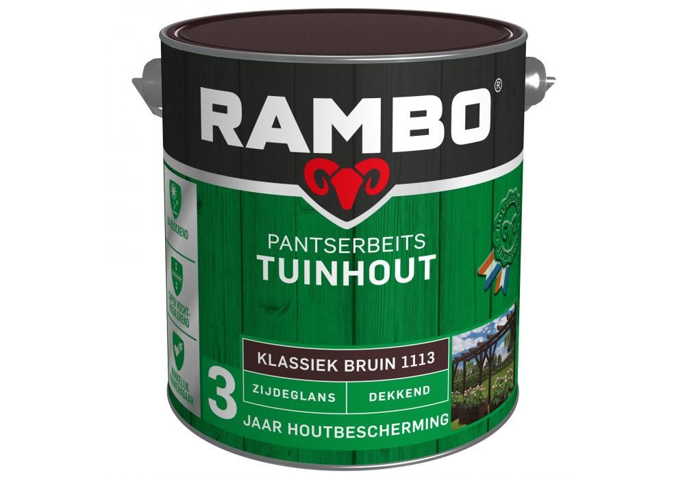 Rambo Pantserbeits Tuinhout Zijdeglans Dekkend - 8716242827566