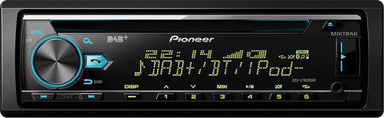 Pioneer DEH-X7800DAB Autoradio - Bluetooth - DAB+ - CD - USB
