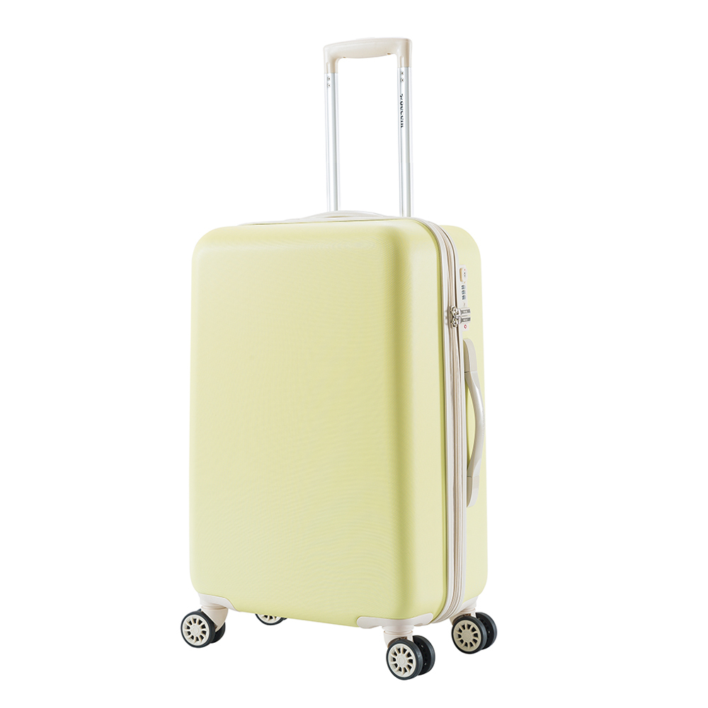 Decent Star-Maxx Trolley 66 pastel yellow Harde Koffer Geel