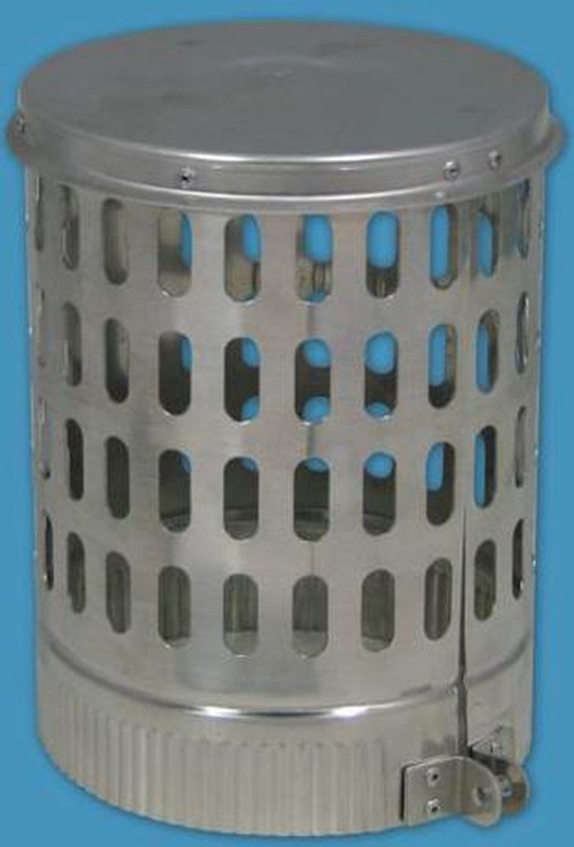 Nedco Aluminium kraaienkap 160mm - Aluminium - Ventilatie- en airconditioningaccessoire