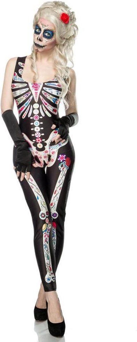 Mask Paradise Kostuum Mexican Skull Zwart - Zwart - 4250738663220