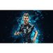 Football Papier Peint Panoramique - Joueur De Foot - 130 cm x 81 cm