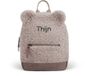 YourSurprise Sac à dos ours en peluche avec nom - Sac à dos personnalisé - Sac à dos taupe garçon ou fille - Sac d'école enfant avec texte - Personnalisé
