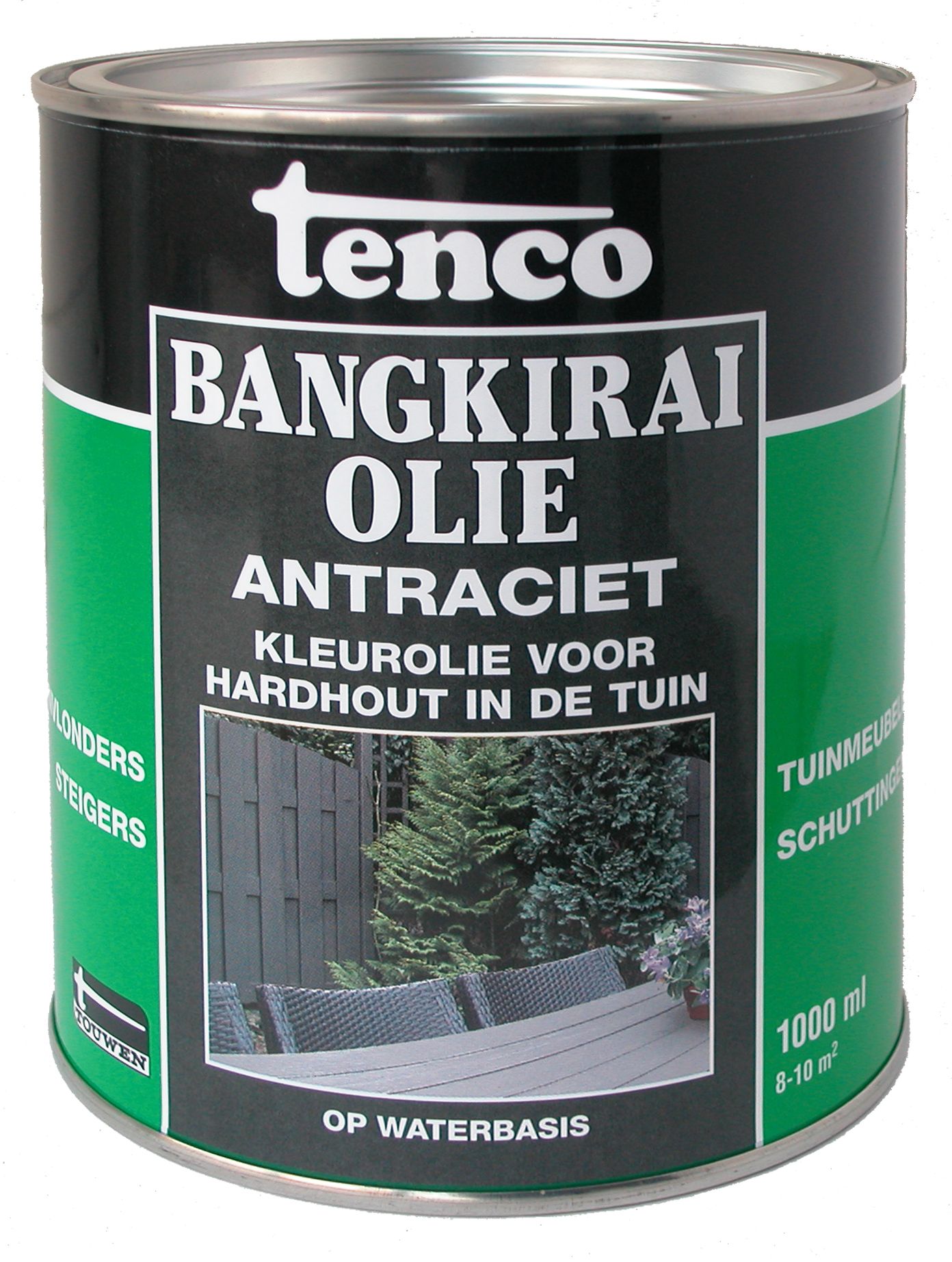 Tenco Bangkirai Olie Antraciet 1 L