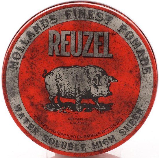 Reuzel Pomade Red - 340g - High Sheen - Strong Hold