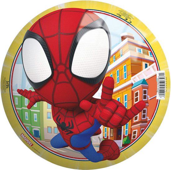 Spider-Man Bal - Geel - 230mm - Plastic