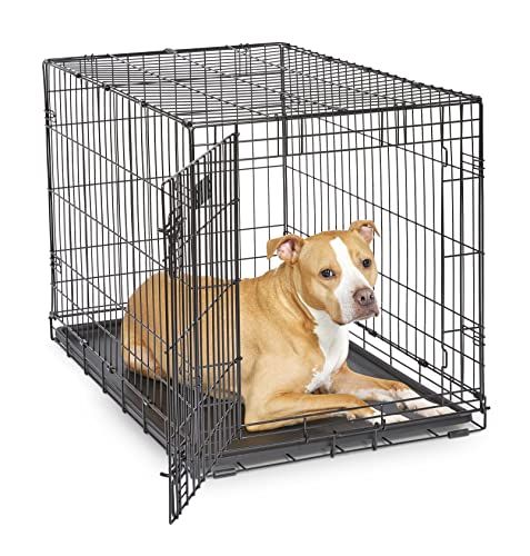 MidWest Homes for Pets iCrate 1536DDU Dog Crate - 90.42cm - Black