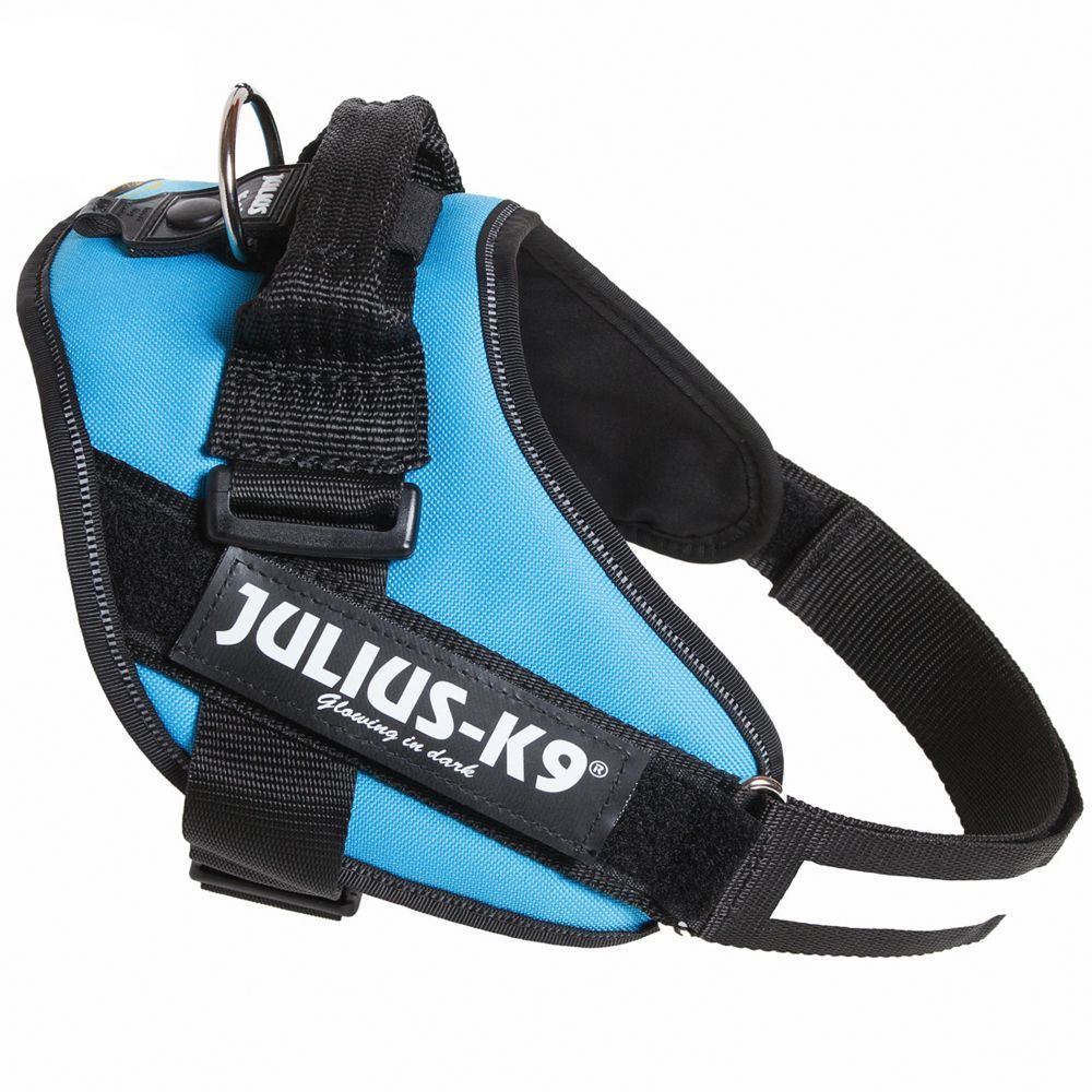 JULIUS K9 IDC Powertuigje Aquamarine Maat 2: 71-96cm borstomvang