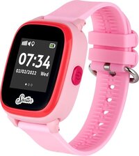 Spotter Smartwatch voor kinderen, met GPS-tracker, roze, prepaid simkaart voor smartwatch kinderen, waterdicht IP67