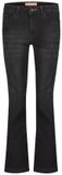Para Mi Dames jeans W42 X L32 Bootcut Fit USED BLACK