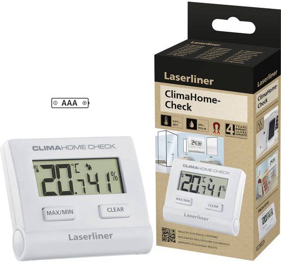 Laserliner ClimaHome-Check Datalogger voor luchtvochtigheid en temperatuur