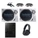 Technics SL-1200MK7 pack débutant platine vinyle DJ avec table de mixage AlphaTheta DJM V5