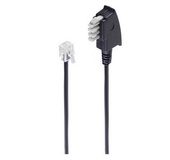 shiverpeaks BS70113-6/2 câble téléphonique 3 m Noir
