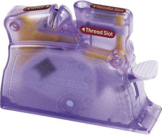Clover Desk Needle Threader Violet