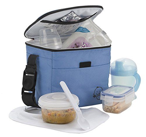 Polar Gear DNC UK thermische tas voor jonge kinderen, pastelblauw, professioneel in polyester, met herbruikbaar ijs.