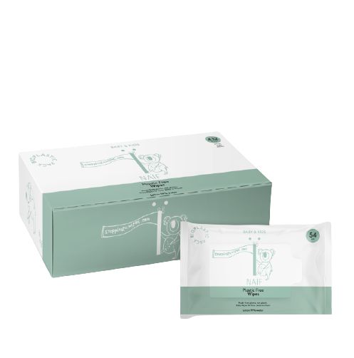 Naïf Plasticvrije Billendoekjes - Voordeelbox - 432 doekjes (8 x 54)