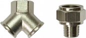 Stanley Niquelight Splitser - 2x1/4'F - 3/8'F - 1/4'F 156128XSTN