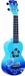 The Music Alliance Designer Series Soprano Ukulele - Hibiscus (Blue Burst)
