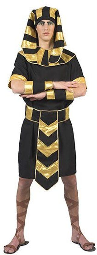 Funny Fashion Egypte Kostuum Egyptische Farao Zoon Van Ra Man Maat 56-58 Carnaval kostuum Verkleedkleding