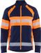 Blåkläder Hoge zichtbaarheid zip-up fleece, marineblauw/fluorescerend oranje, M, Unisex