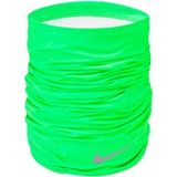Nike Dri-Fit Wrap 2.0 Nek warmer Unisex - neongroen, zilver