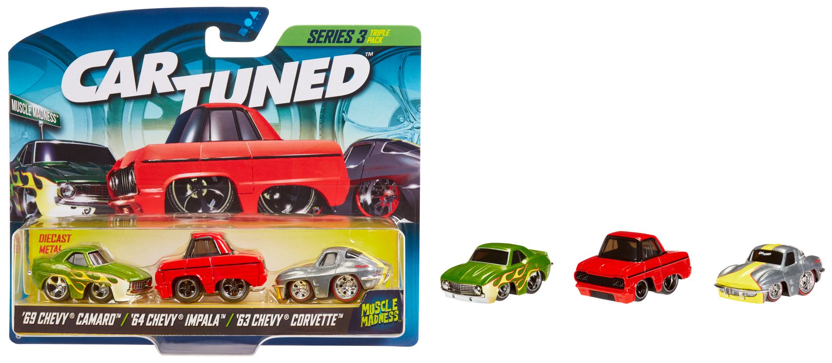MGA Entertainment CarTuned Muscle Madness Voertuigenset