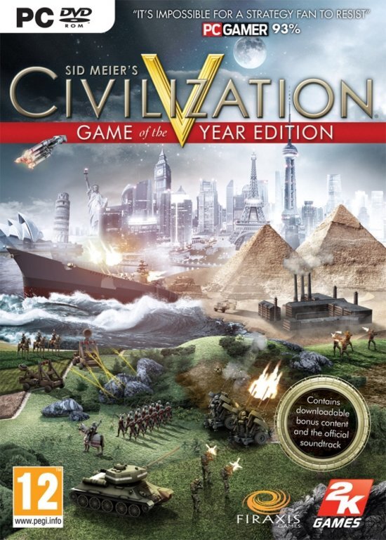 2K Games Civilization V 5 Game of the Year Edition /PC - Windows