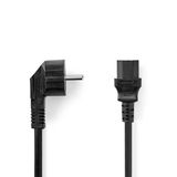 Nedis CEGL10015BK100 Stroomkabel Zwart 10 m Type F IEC 320