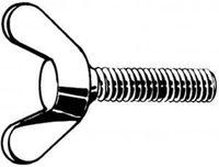 Kobout B.V. Vleugelschroef Din316 M8X30 Elvz - 100 stuks