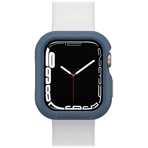 OtterBox All Day Watch Bumper voor Apple Watch Series 7 41 mm, schokbestendig, valbestendig, slanke beschermhoes voor Apple Watch, beschermt scherm en randen, blauw