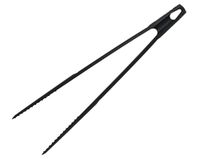Fackelmann Fenix Keukentang, 100% gerecycled RPET-materiaal, recyclebare kunststof met hoge hittebestendigheid tot 230 °C, hoge duurzaamheid, krasbestendig, zwart, 30 cm, 1 stuk