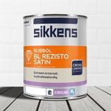 Sikkens Rubbol BL Rezisto Satin - Wit - 1L - Zijdeglans - Voor binnen en buiten