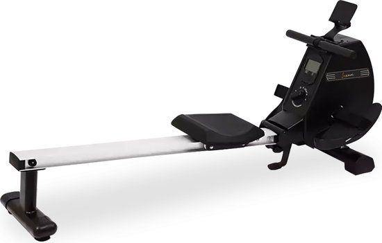 Luxari Roeitrainer Pro - Magnetische Weerstand - Thuis Roeiapparaat - Zwart/Zilver