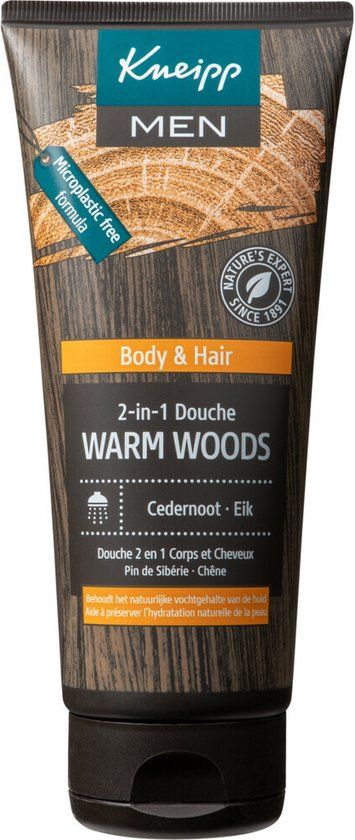 Kneipp Men 2-in-1 Warm Woods Douchegel - 200 ml