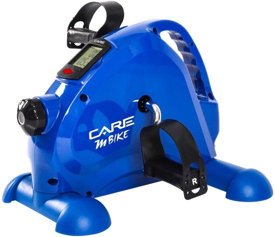 Care Fitness M BIKE - Mini fietstrainer - Gewicht 3,5 kg - Verstelbare weerstand - Magnetisch en stil voor thuisgebruik - Blauw